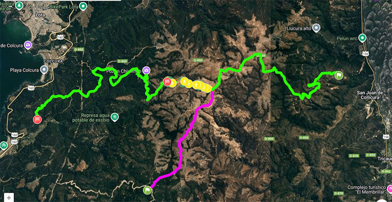 itinerario recorrido tramos wrc chile 2025